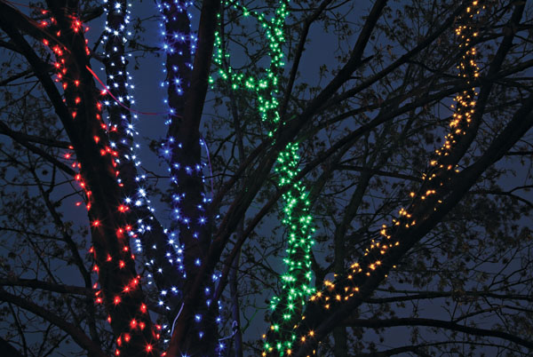 светодиодные деревья